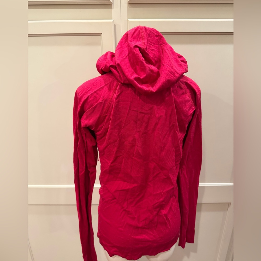 Nike pink fit dry zip Athletic Hoodie - Picture 3 of 5